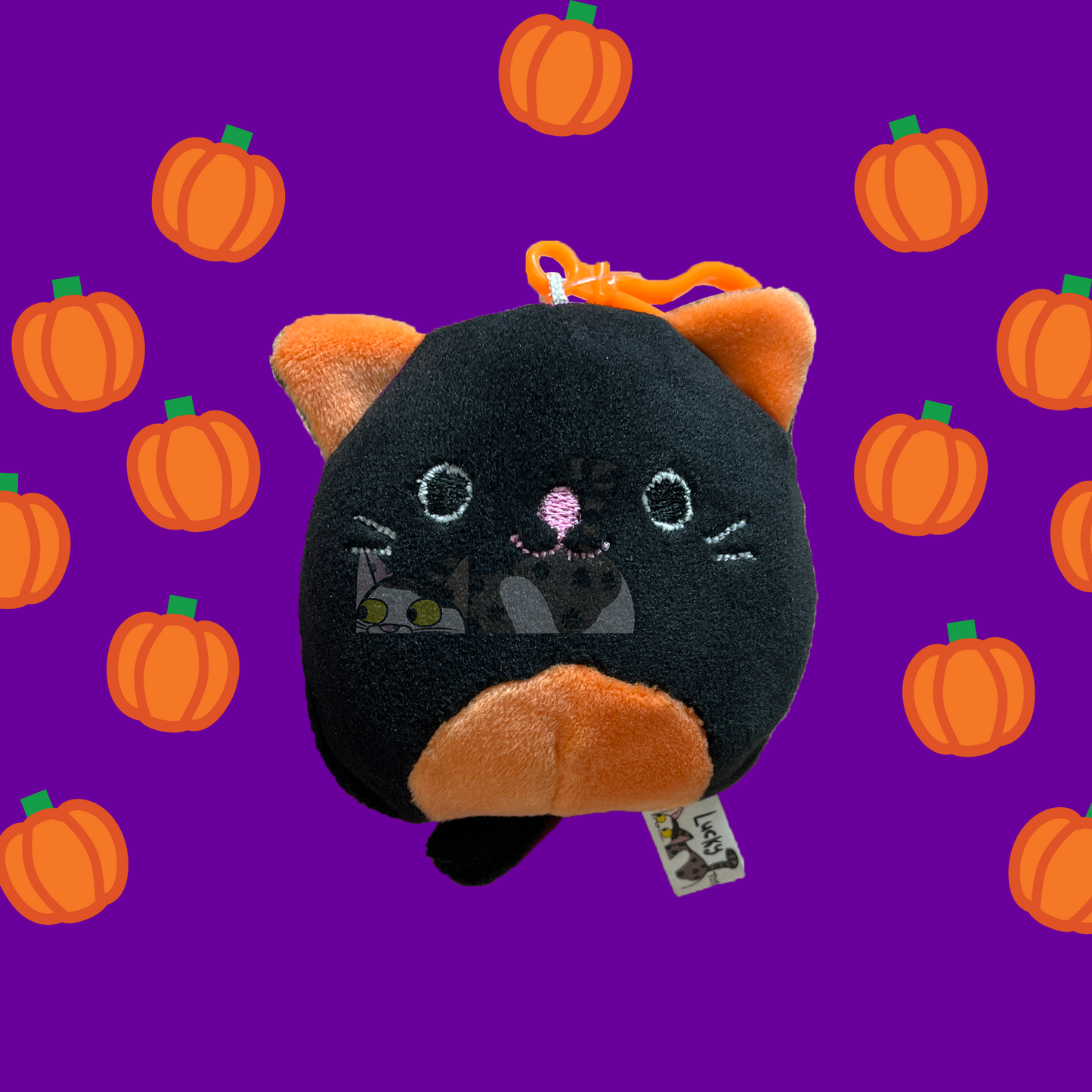 Handmade 3.5 inch Squishy Halloween Clip On Plush Keychain Squishmallow Fabric Plushies