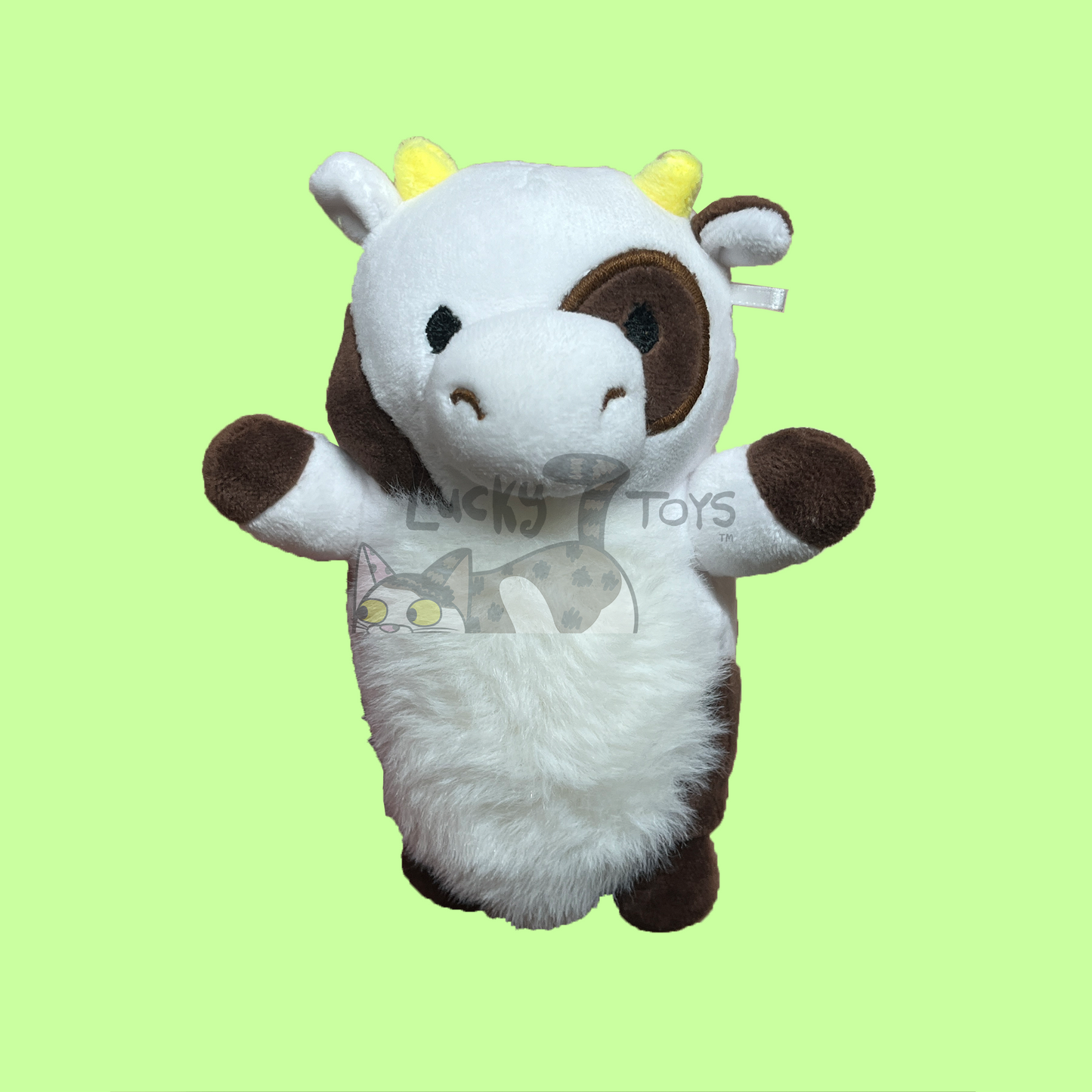 Custom Handmade Squishy Cow Halloween Plush 3.5 inch clip keychain, 5 inch, or 8 inch Squishmallow Fabric Plushies (Ships in 1-3 Weeks)