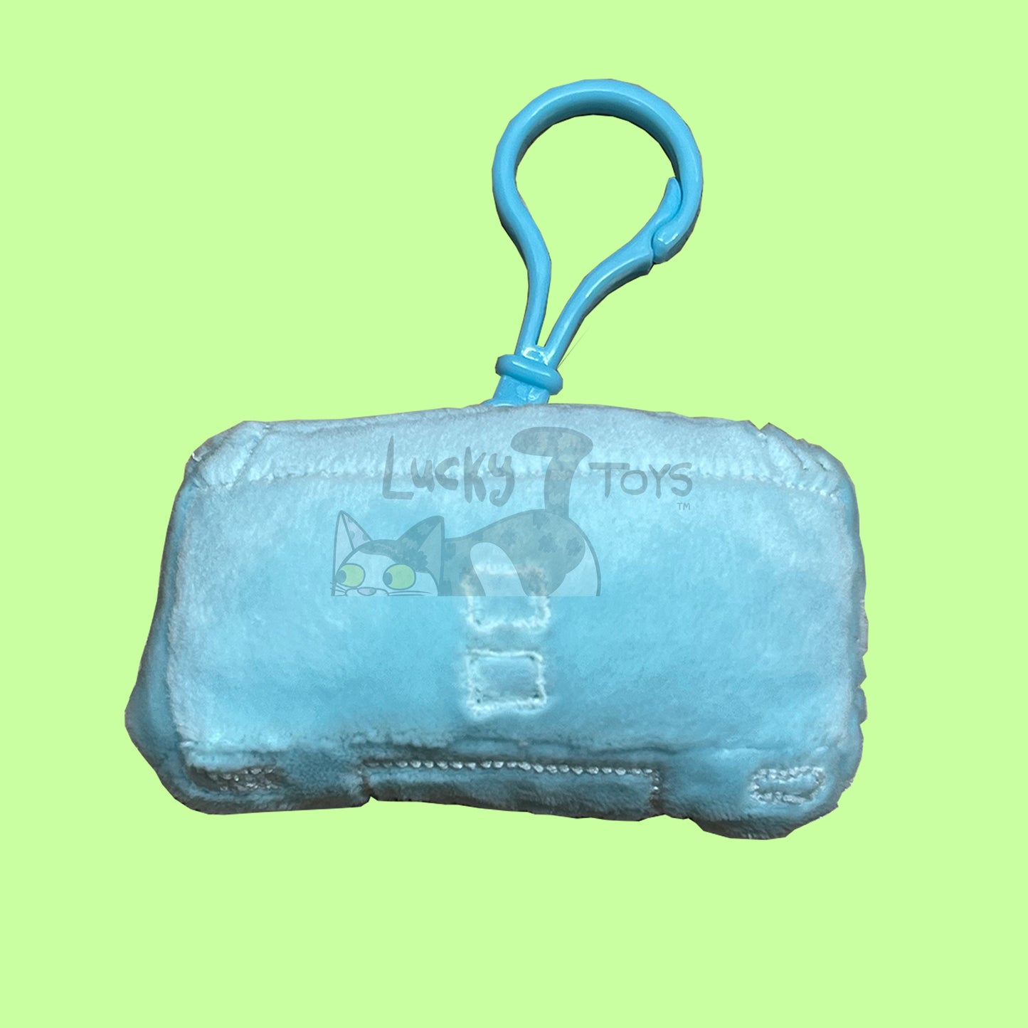 Handheld Game Console Plush Clip On Keychain Inspired by Nintendo DS Lite (SHIPS IN 1-3 WEEKS)