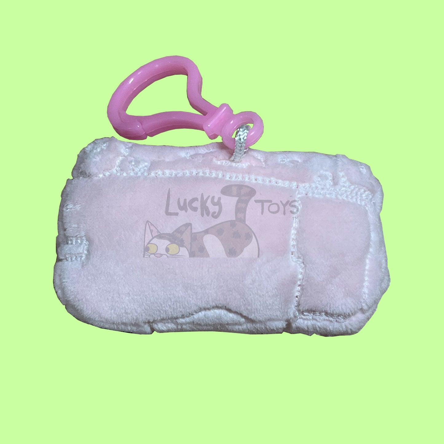 Handheld Game Console Plush Clip On Keychain Inspired by Nintendo DS Lite (SHIPS IN 1-3 WEEKS)