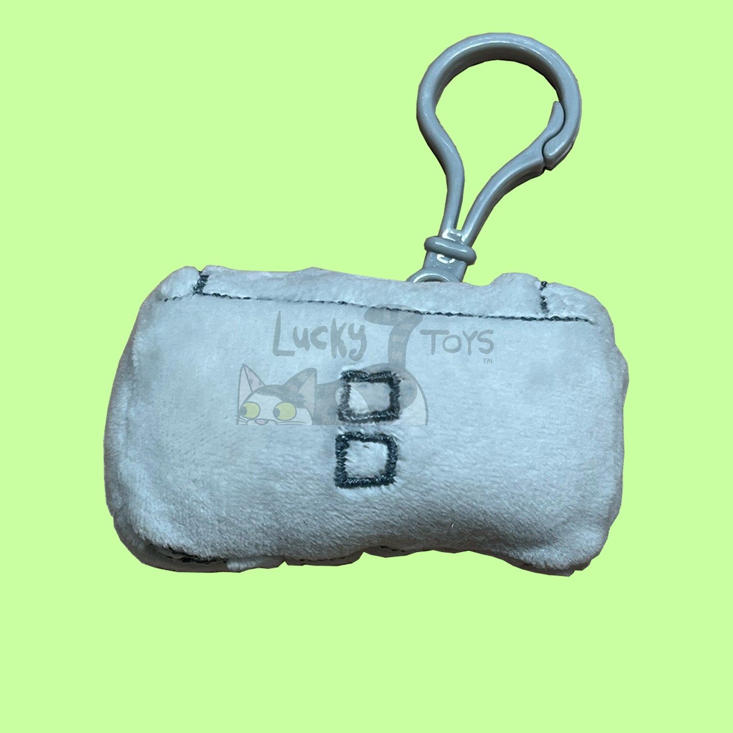 Handheld Game Console Plush Clip On Keychain Inspired by Nintendo DS Lite (SHIPS IN 1-3 WEEKS)