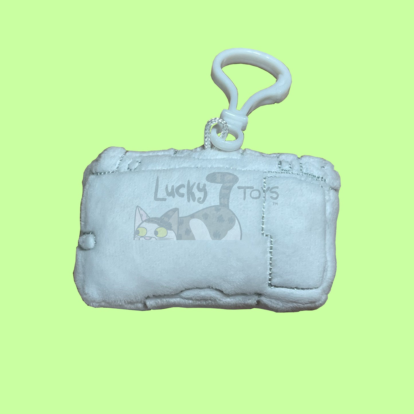 Handheld Game Console Plush Clip On Keychain Inspired by Nintendo DS Lite (SHIPS IN 1-3 WEEKS)