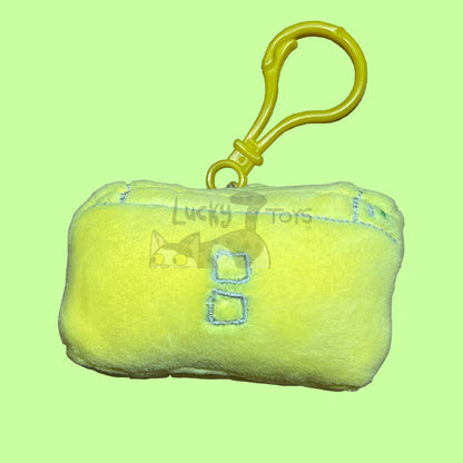 Handheld Game Console Plush Clip On Keychain Inspired by Nintendo DS Lite (SHIPS IN 1-3 WEEKS)