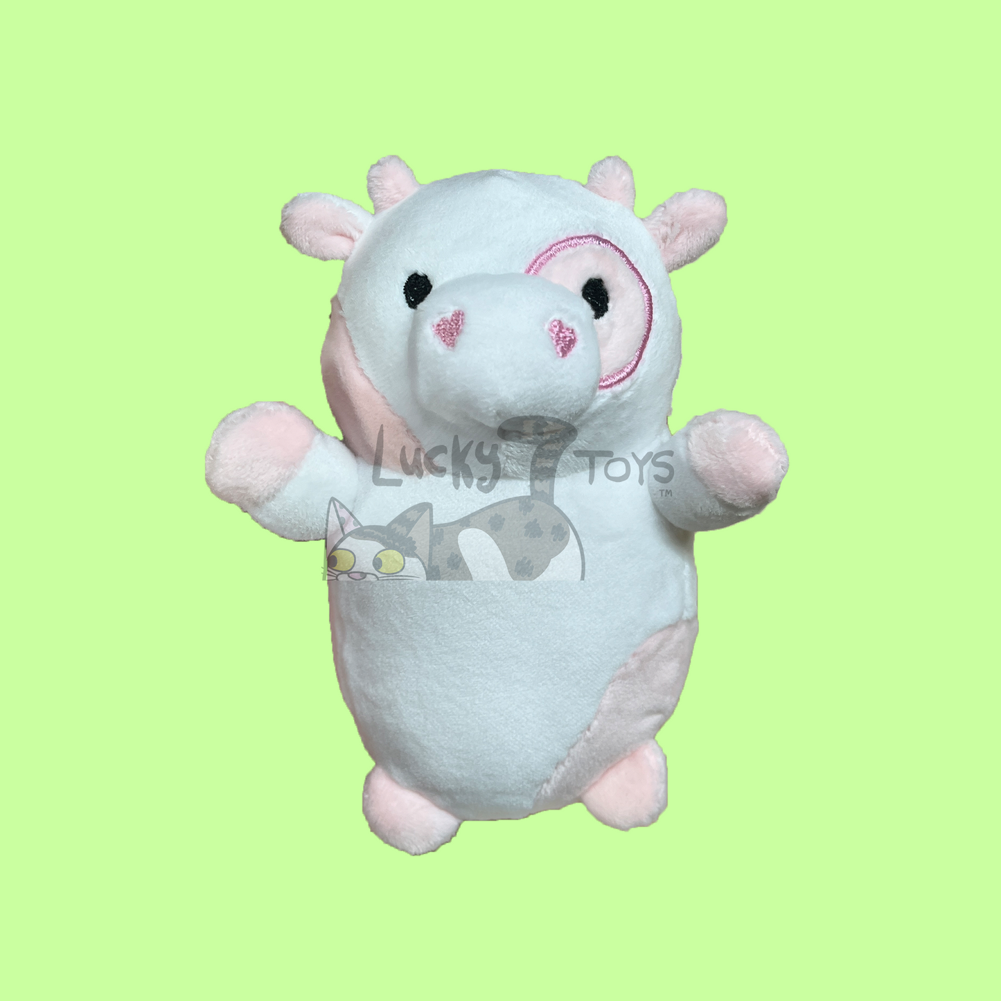 Custom Handmade Squishy Cow Halloween Plush 3.5 inch clip keychain, 5 inch, or 8 inch Squishmallow Fabric Plushies (Ships in 1-3 Weeks)