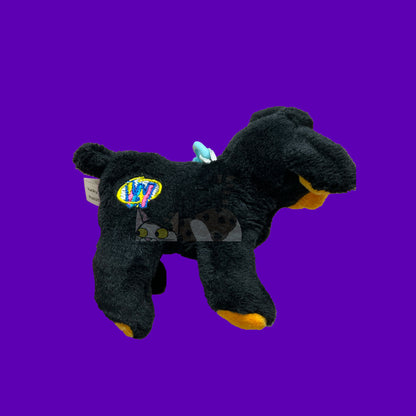 Made to Order Pumpkin Puppy Webkinz Inspired Halloween Plush Clip On Keychain "Kinz Klip"