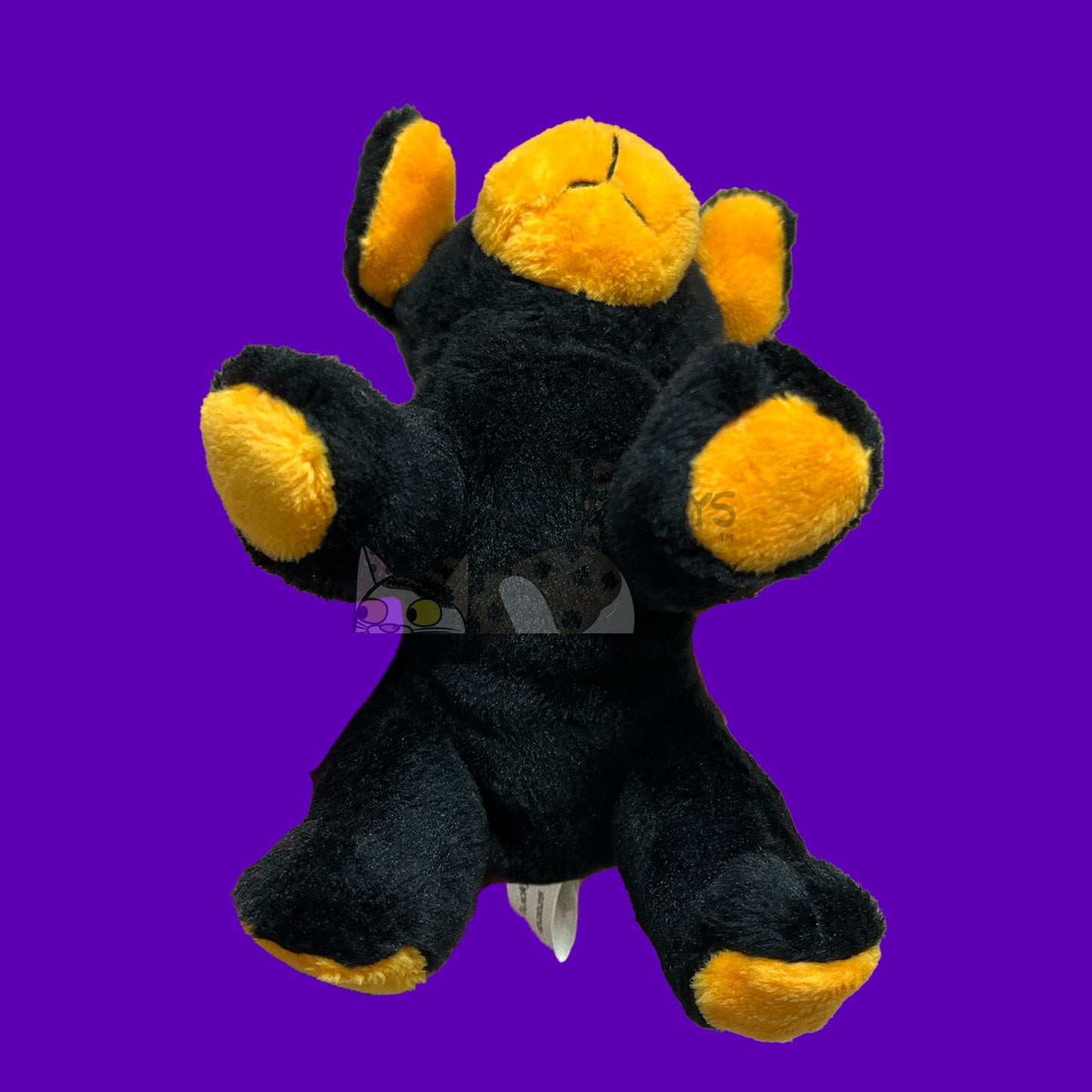 Made to Order Pumpkin Puppy Webkinz Inspired Halloween Plush Clip On Keychain "Kinz Klip"