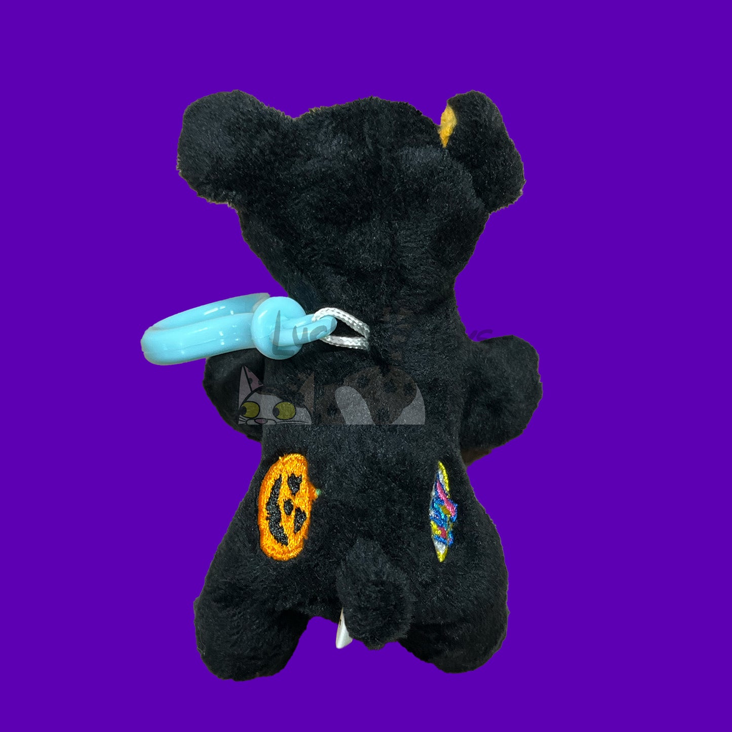 Made to Order Pumpkin Puppy Webkinz Inspired Halloween Plush Clip On Keychain "Kinz Klip"