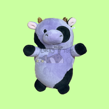 Custom Handmade Squishy Cow Halloween Plush 3.5 inch clip keychain, 5 inch, or 8 inch Squishmallow Fabric Plushies (Ships in 1-3 Weeks)